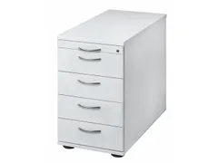 Mobiel Ladenblok Hxbxd 720-760x430x800mm Pennenlade 4laden Stanggreep