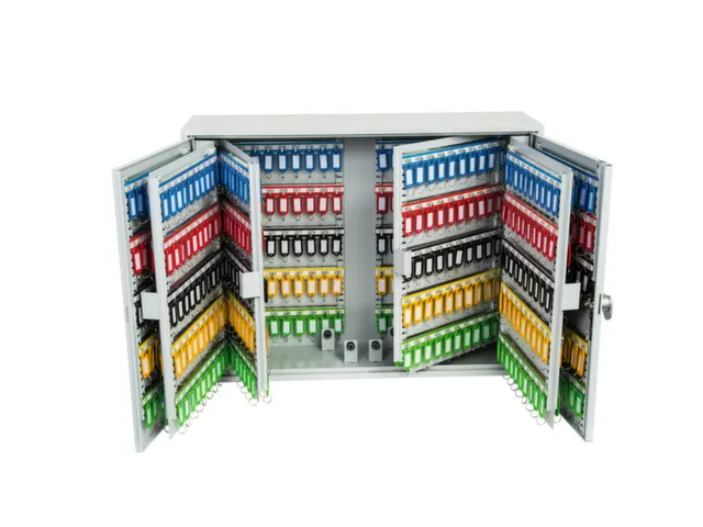 armoire à clés,600crochets,HxlxP 550x730x205mm,corps gris