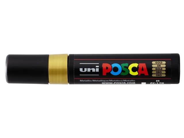 Verfstift Posca PC17K Extra Brede punt 15mm rechthoek goud