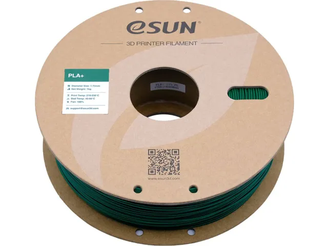 eSUN PLA+ 3D printer Filament 1,75mm Dennen Groen 1kg