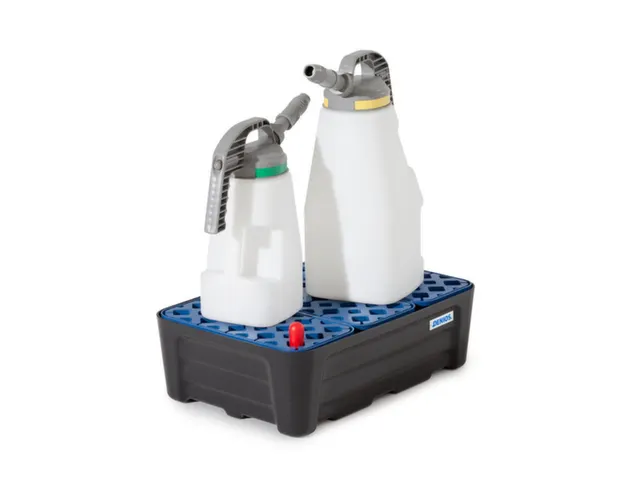 bac de rétention,p. bidons,vol. rétention 30l,HxlxP 180x592x400mm