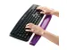 Repose-poignets clavier Fellowes Crystals gel violet