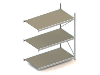 Breedvakstelling Aanbouwveld Hxbxd 2200x1851x1050mm 3 Houten Legborden - 1