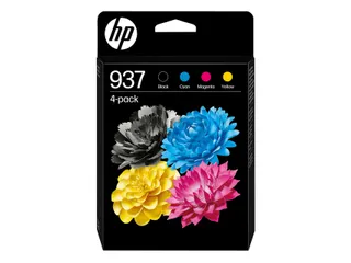 HP 937 Inktcartridge Zwart + 3 Kleuren Origineel 6C400NE - 2