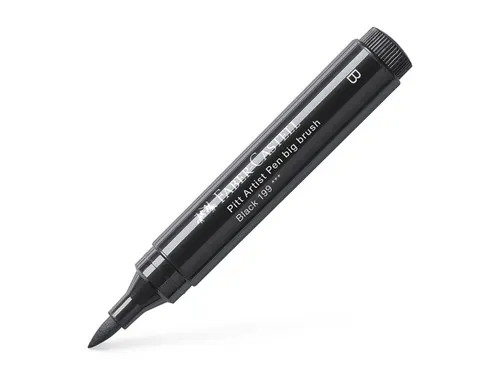 Faber Castell Tekenstift Pitt Artist Pen Big Brush 199 zwart