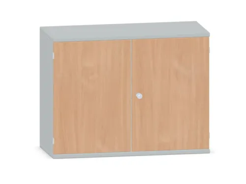 Kantoorkast 770x1000x430mm Decor Romp Lichtgrijs Decor Front Beuken