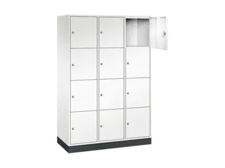 grootvolume-lockersysteem,HxBxD 1950x1220x500mm,3x4vakken,cil.-slot - 1