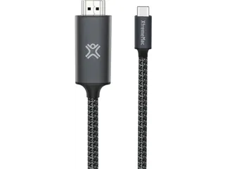 XWH-ACH2-13 XTREMEMAC TYPE-C naar HDMI kabel 2m zwart - 1