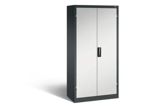 acculaadkast 1950x930x500mm 5stekkerdozen 230V cil.-slot front RAL7035