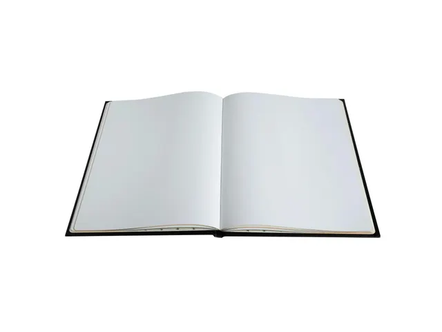 Livre d'or Balacron avec titre 100 pages blanches - 27x22 cm vertical