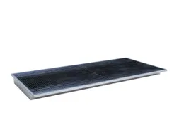 ophangbak,opvangvol. 200l,HxBxD 135x2665x1265/915mm,m. PE-element