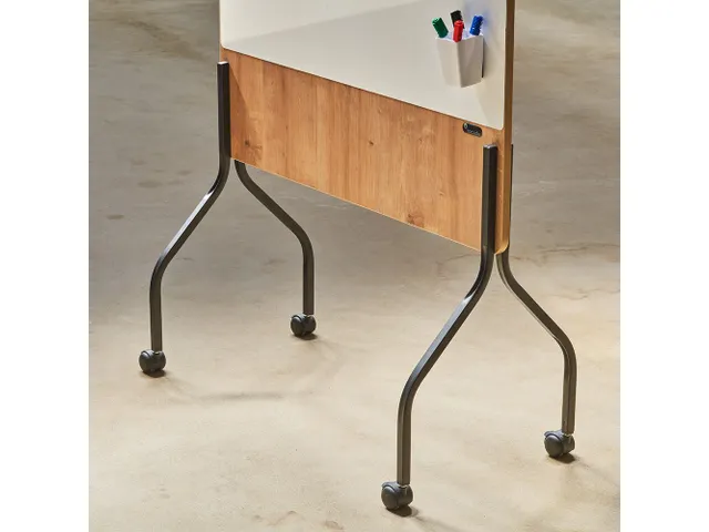 Tableau blanc Rocada Natural 100x120cm blanc mobile double face