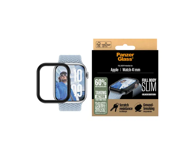 PanzerGlass Case Full Body Slim Black Apple Watch Series 11 | 10 |