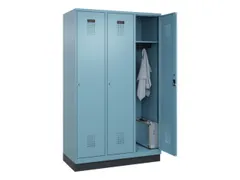 locker,HxBxD 1950x1200x500mm,3vak,vak B 400mm,cil.-slot,sokkel