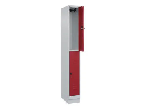 dubbeldekse locker,HxBxD 1950x250x500mm,1x2vak.,vak B 250mm