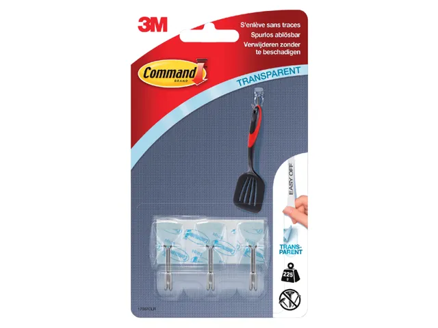 Bevestigingsstrip Command 3m 17067clr Keukenhaak