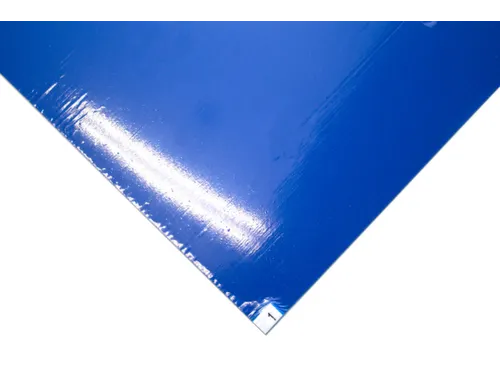 mat voor schone ruimte,LxB 1170x450mm,PE,blauw,antibacterieel