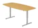 In hoogte verstelbare vergadertafel,HxBxD 710-1200x2200x1030mm