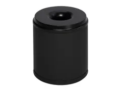 prullenmand zelfblussend 30 liter HxØ 390x375mm kop zwart