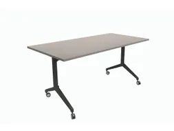 Schaffenburg Klaptafel 120x80cm Blad Lichtgrijs 25mm Frame Zwart