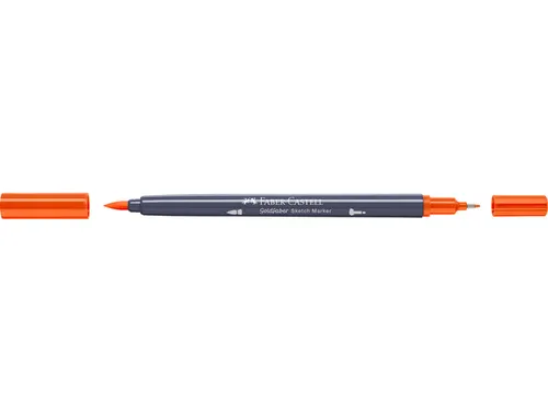 Sketchmarker Faber-Castell Goldfaber 115 dark cadmium orange op alcoho