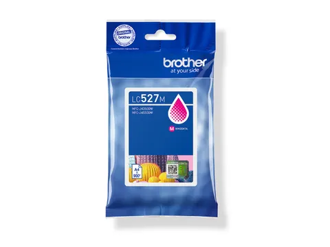 Inktcartridge Brother LC-527M rood 900 pagina's