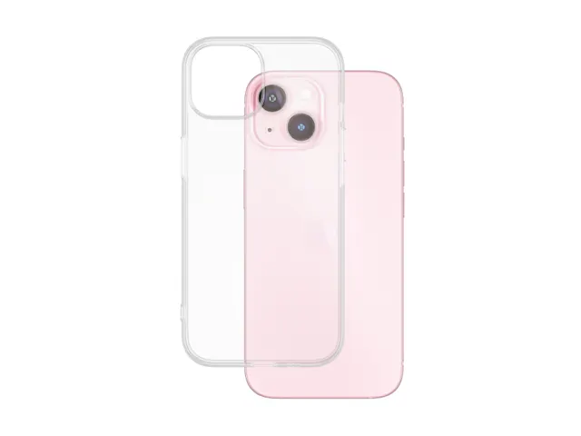 PanzerGlass SAFE. by TPU Case Transparent iPhone 15, Housse, Apple,