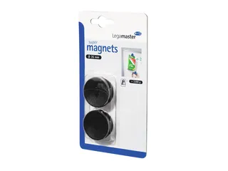 Magneet Legamaster 35mm super 2500gr zwart 2 stuks - 2