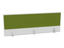 opzetpaneel,v. bureau,aanbouw achter,B 1600mm,Bl-wit,BN7048-groen