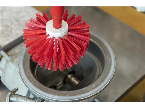 Hygiene 5380-175-4 pijpenborstel steelmodel rood medium Ø175mm