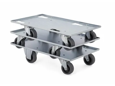 onderwagen voor kratten,draagverm. 300kg,laadvl. LxB 600x400mm