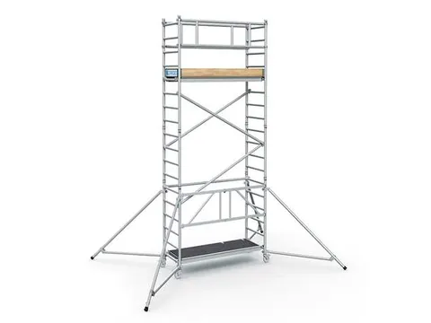 klapsteiger,platform BxD 1800x720mm,steiger H 3,55m,aluminium