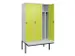 locker voor scheiding van kleding,HxBxD 2120x1200x815mm,3vak