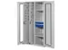verticale kast,HxBxD 1950x1000x600mm,vensterdeur,RAL5010
