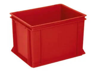 Euronorm Stapelkrat Hxlxb 270x400x300mm 26liter Rood - 1