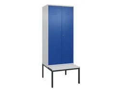 locker voor scheiding van kleding,HxBxD 2120x800x815mm,2vak