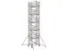 Echafaudage roulant H 11,64m portée H 12,4m 5 plateformes + potences