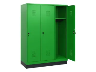 schoollocker,HxBxD 1630x1200x500mm,3vak,vak B 400mm,draaigrendel - 1