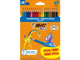 kleurpotlood Evolution, blister van 18 stuks - 2