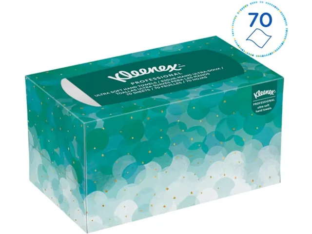Kleenex Ultra Soft Pop-Up Handdoek 1-laags wit 25,4x22,6cm 18x70st