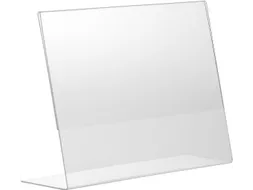 Kaarthouder Budget L-Standaard A5 1,5 Mm Liggend Acryl set van 5 stuks