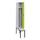 locker met bank,voor scheiding van kleding,HxBxD 2120x300x815mm,1vak