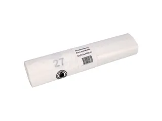 Afvalzak Cleaninq 65/25x140cm HDPE recycled T25 240 Liter transparant - 2