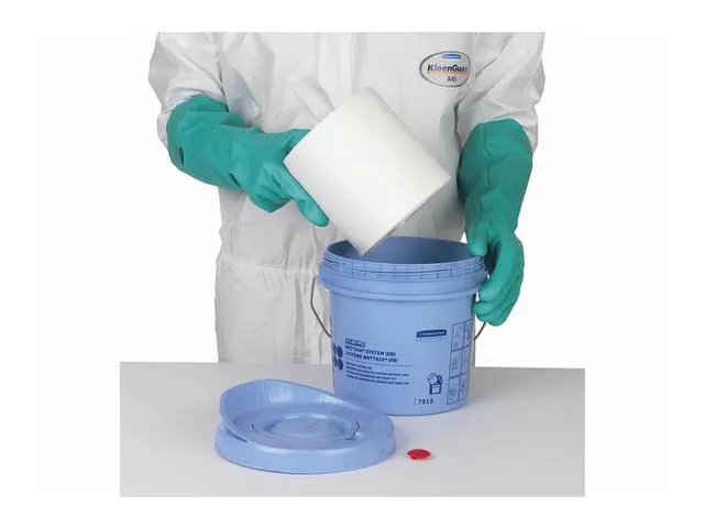 Distributeur lingettes imprégnées Wettask 4 seaux bleus