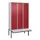 locker met bank,HxBxD 2120x1200x815mm,3vak,vak B 400mm,cil.-slot