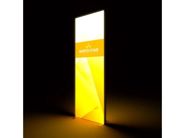 Brightbox Pro Flex Wand 100x300 cm LED-verlichte beurswand