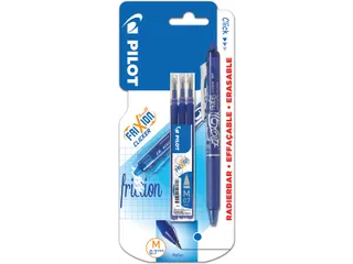 Gelroller Pilot Frixion Ball Clicker 07 Medium Blauw + 3 navullingen - 1