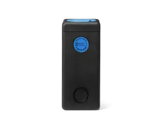 Afvalbak 60 liter, EarthBin Zwart Blauw - 2