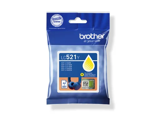 Inktcartridge Brother LC-527Y geel 900 pagina's