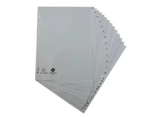 Bedrukte Tabbladen Grijs Polypropyleen A-z 26-Delig A4 23-Gaats - 5